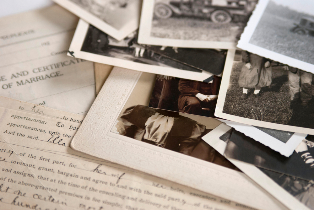 pictures of a family genealogy as an illustration of our family tree from Adam and Eve